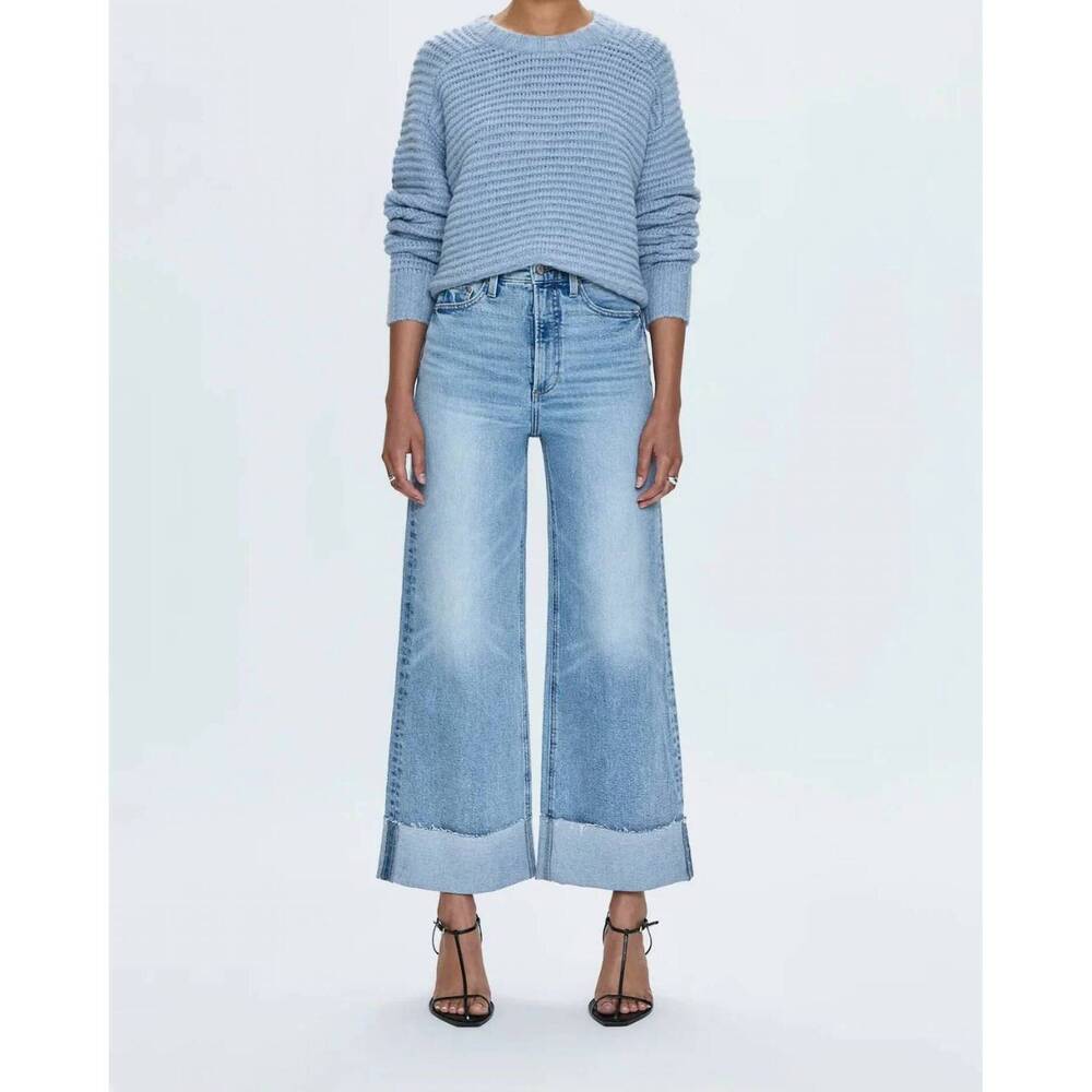 pistola Light Blue Wide Leg Jeans